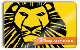 Disney THE LION KING Gift Card