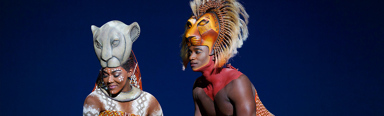 Nala and Simba in THE LION KING