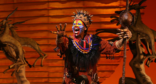 Rafiki in THE LION KING