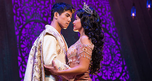 Aladdin and Jasmine in ALADDIN